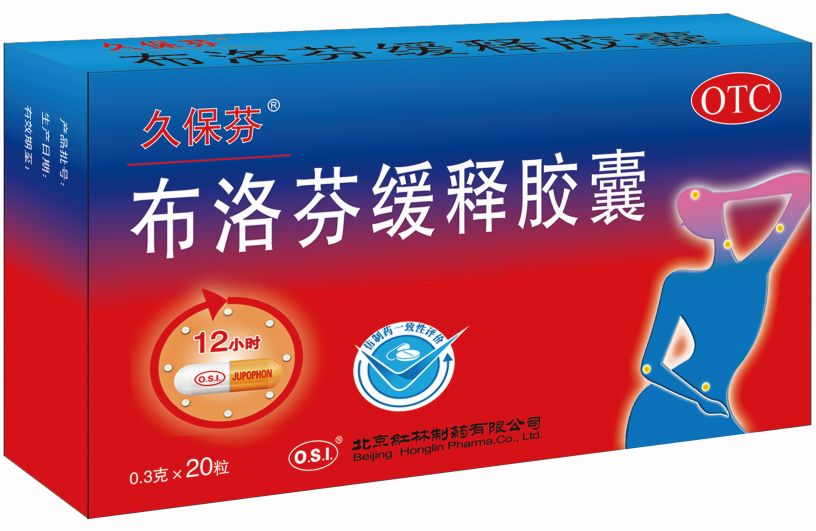 JUPOPHON® Ibuprofen Sustainedrelease Capsules Beijing Honglin Pharma